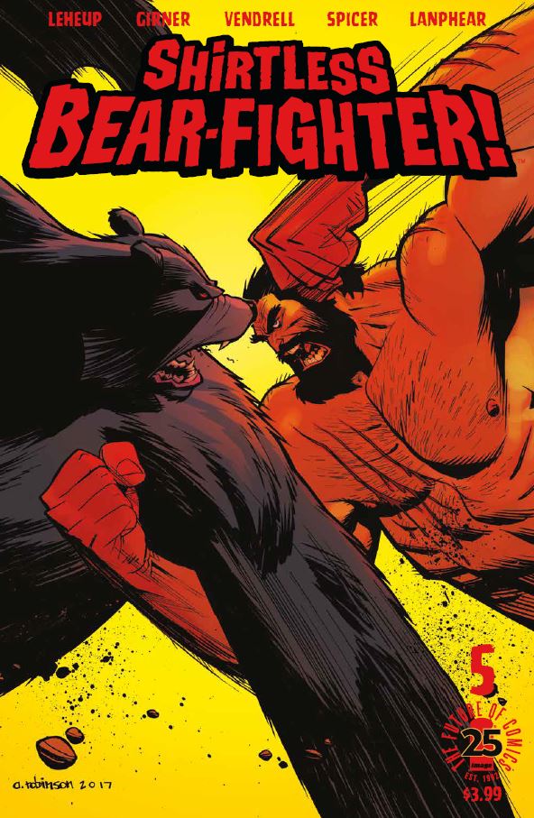 Shirtless Bear Fighter Issue 5 - cover