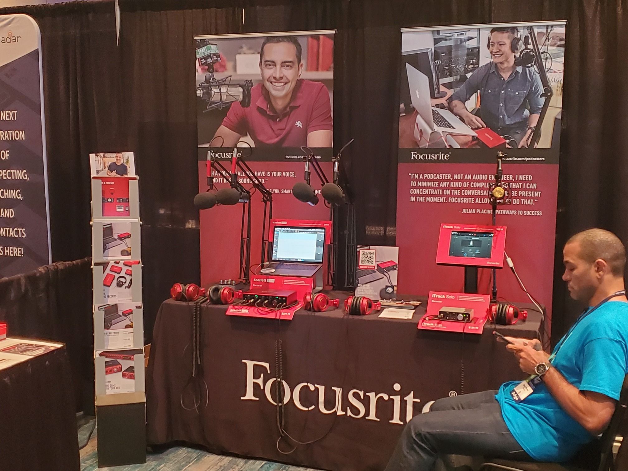 the focusrite booth