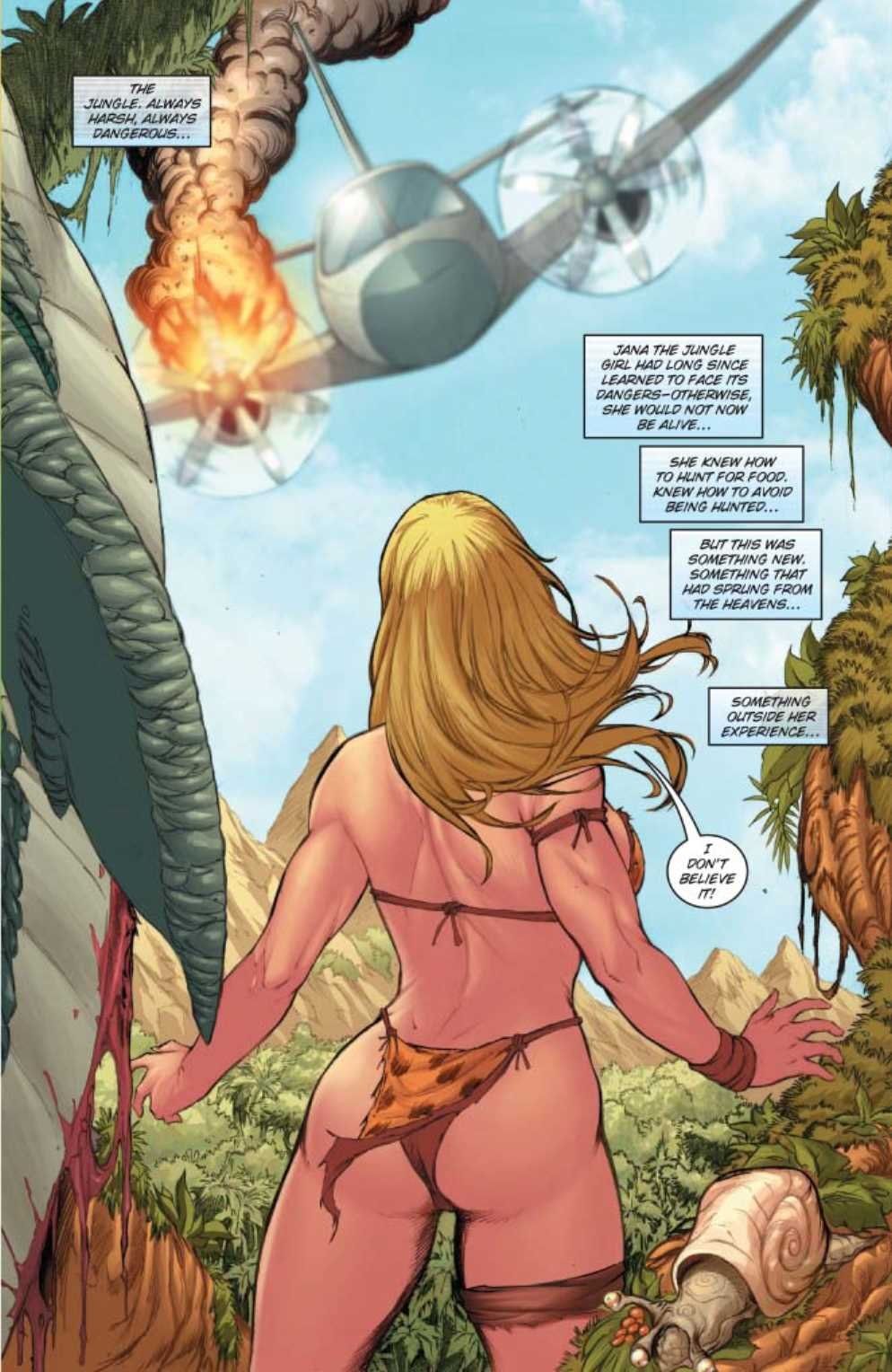 994px x 1528px - Review: Frank Cho's Jungle Girl Omnibus - COMIC CRUSADERS