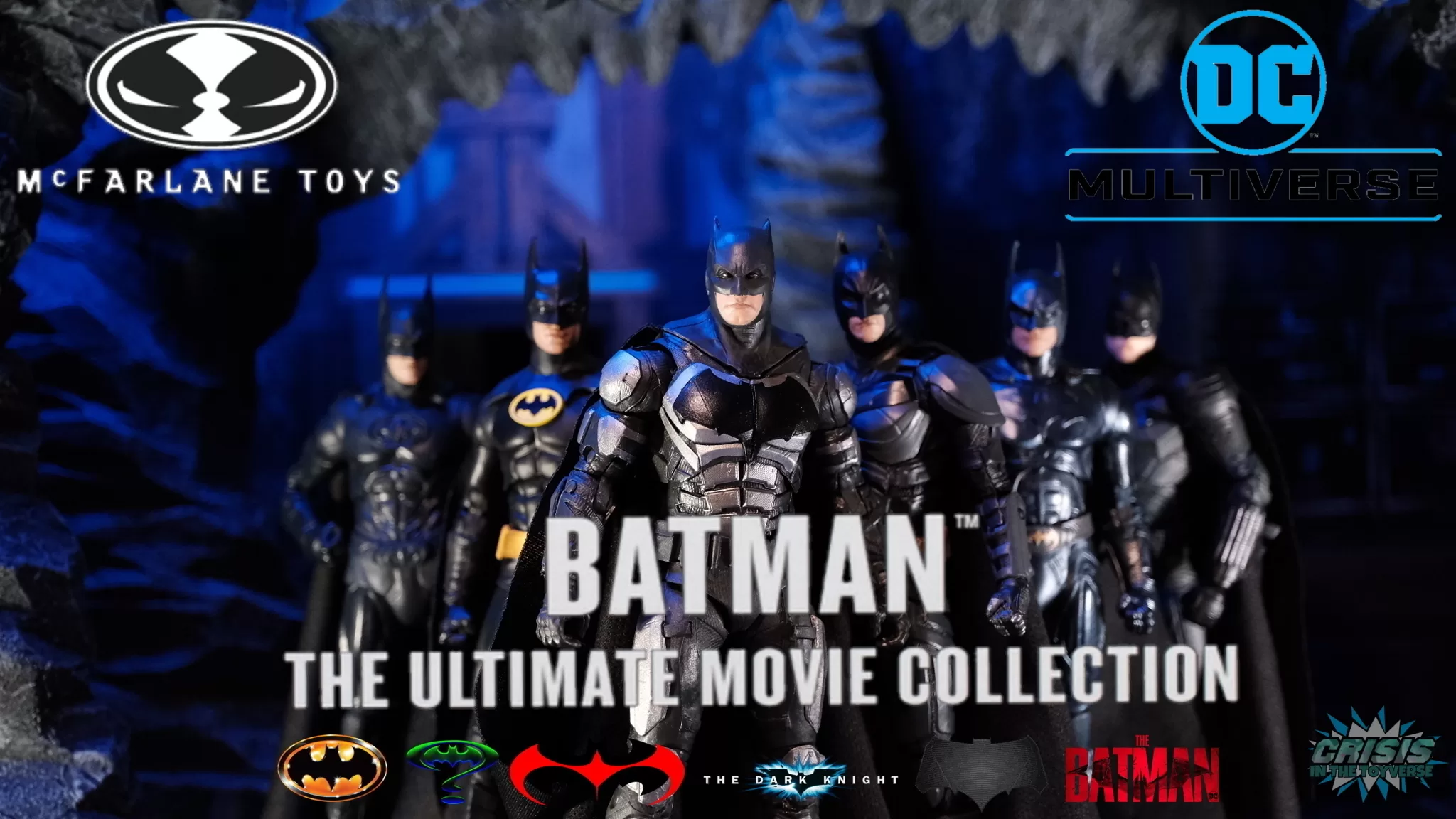 McFarlane DC Multiverse The Batman 6 Pack Ultimate Movie Bat Signal Light
