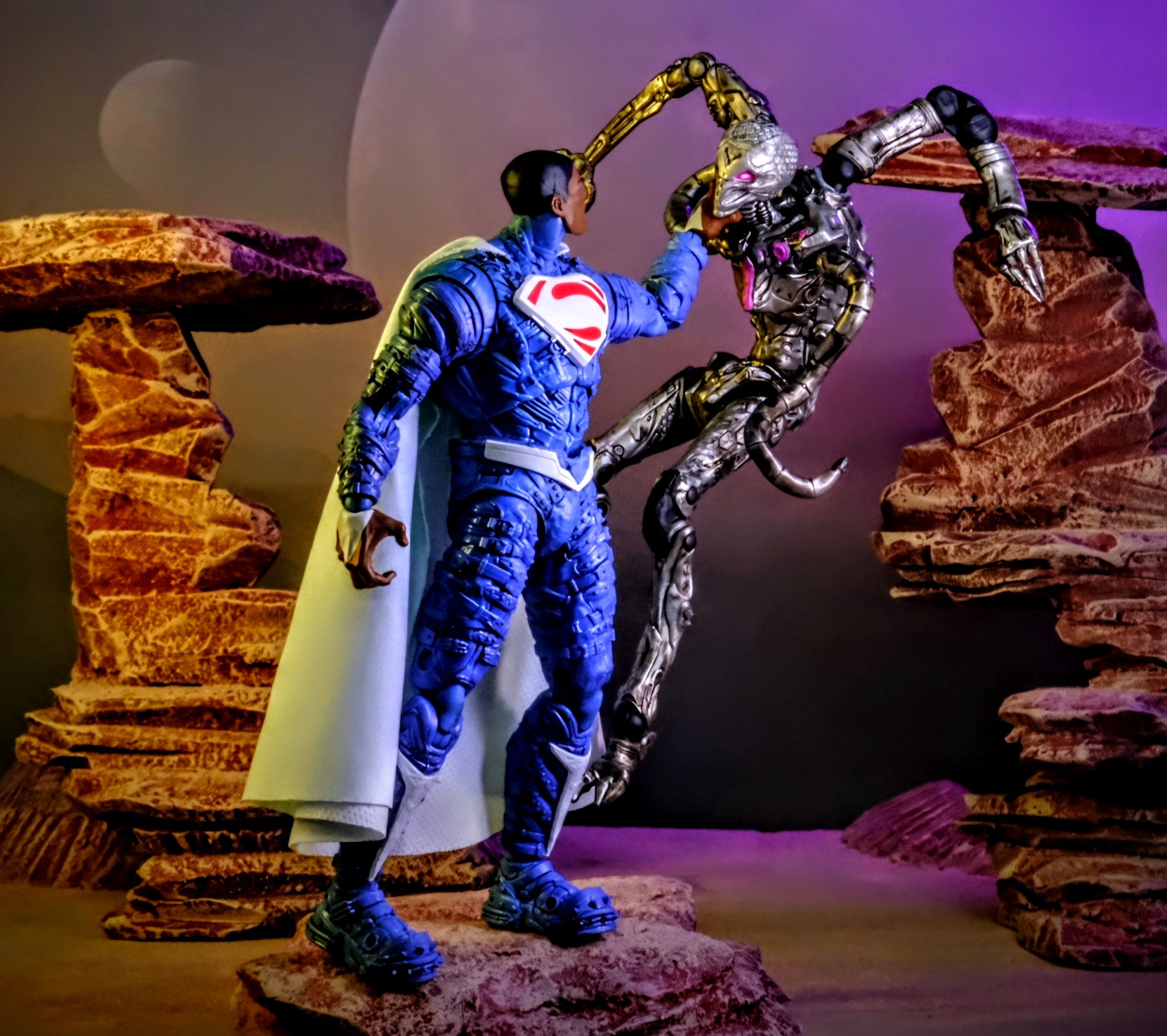 McFarlane Toys Ghosts of Krypton Page Punchers Earth-2 Val-Zod Superman Figure Review