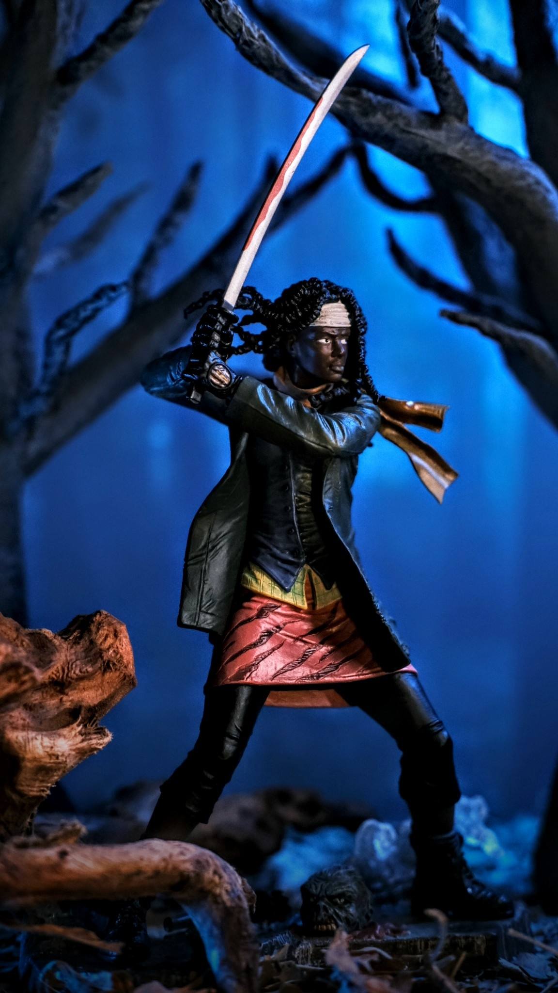 Diamond Select Toys The Walking Dead Michonne Gallery Diorama