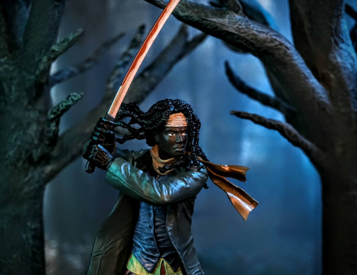 Diamond Select Toys The Walking Dead Michonne Gallery Diorama