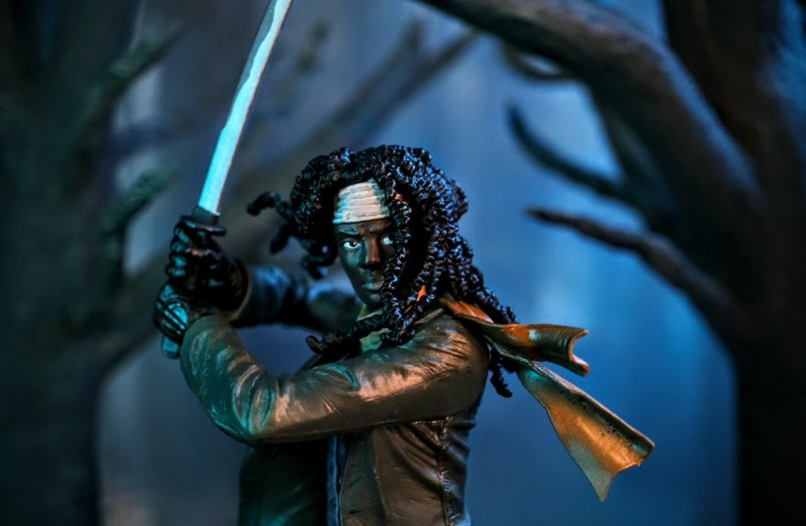 Diamond Select Toys The Walking Dead Michonne Gallery Diorama