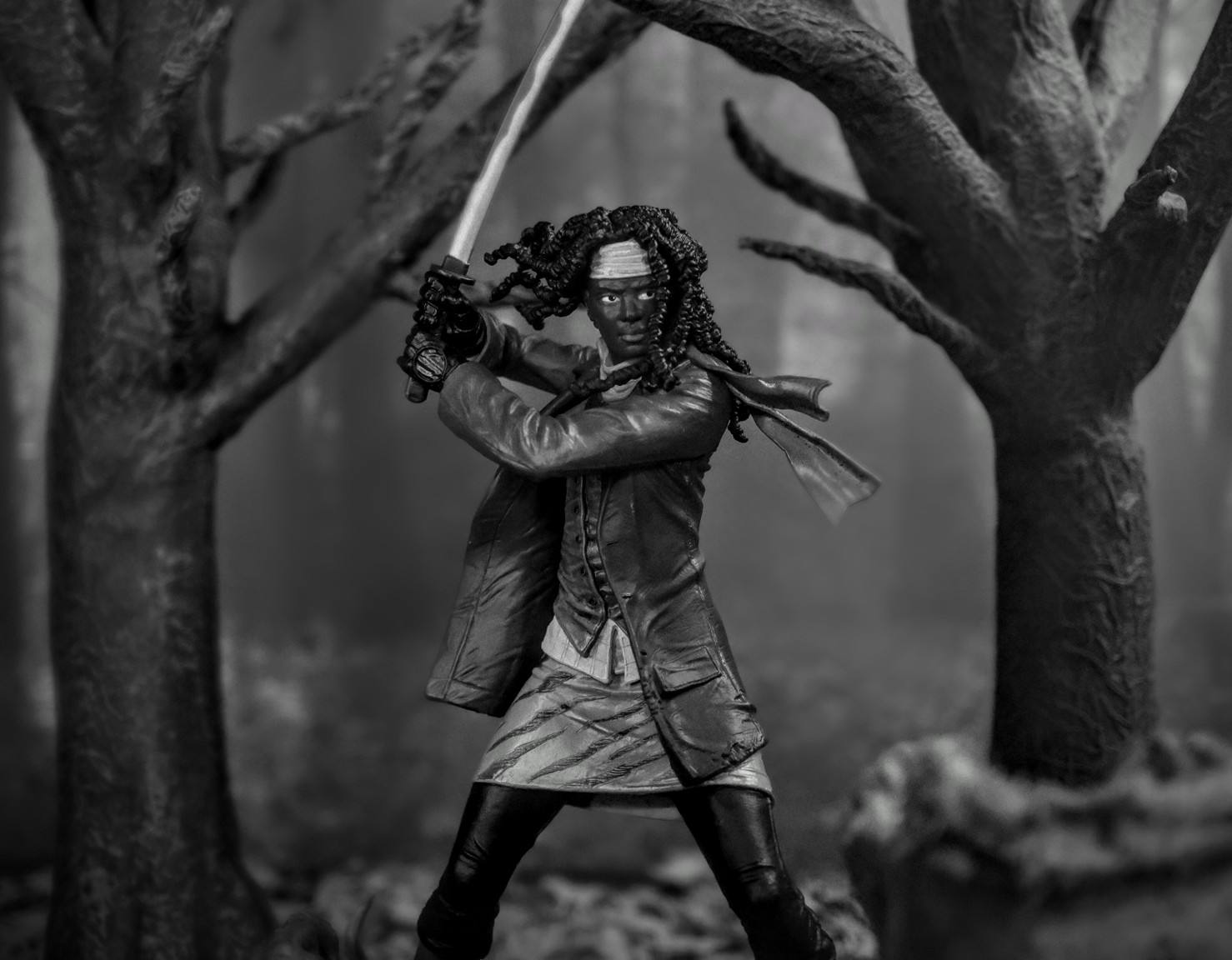 Diamond Select Toys The Walking Dead Michonne Gallery Diorama