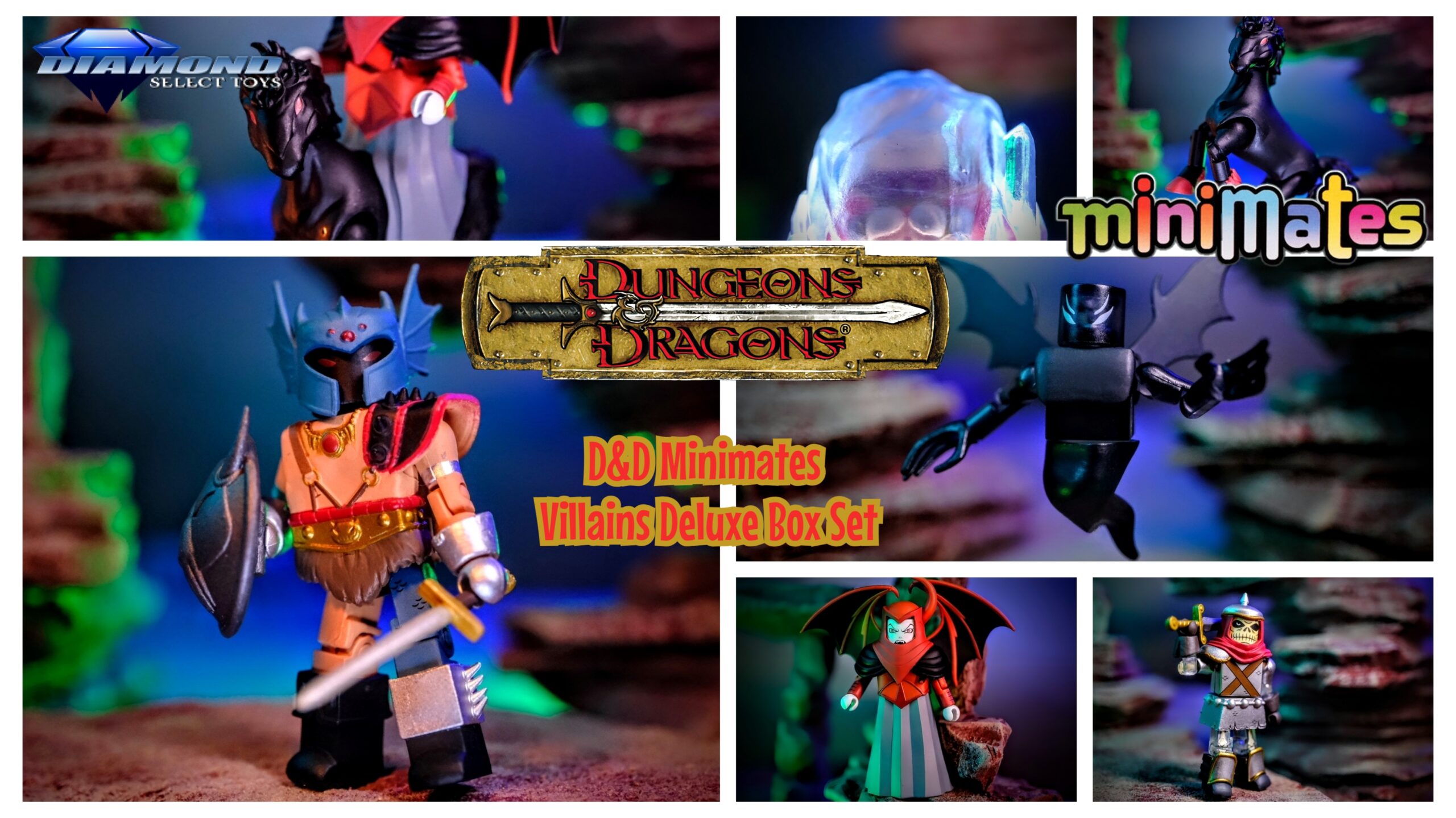 Diamond Select Toys Dungeons and Dragons Minimates Villains Deluxe Box Set