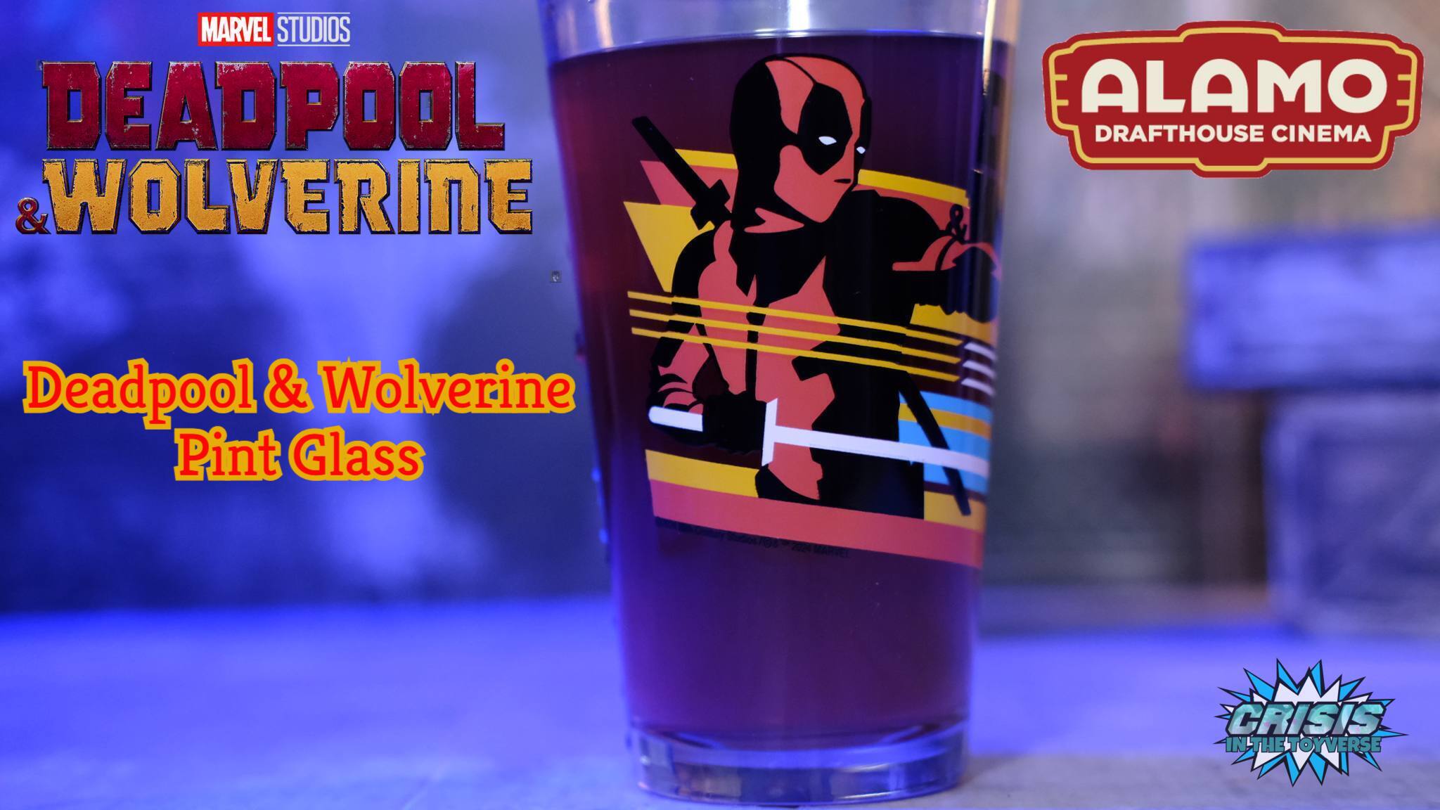 Alamo Drafthouse Deadpool & Wolverine Pint Glass