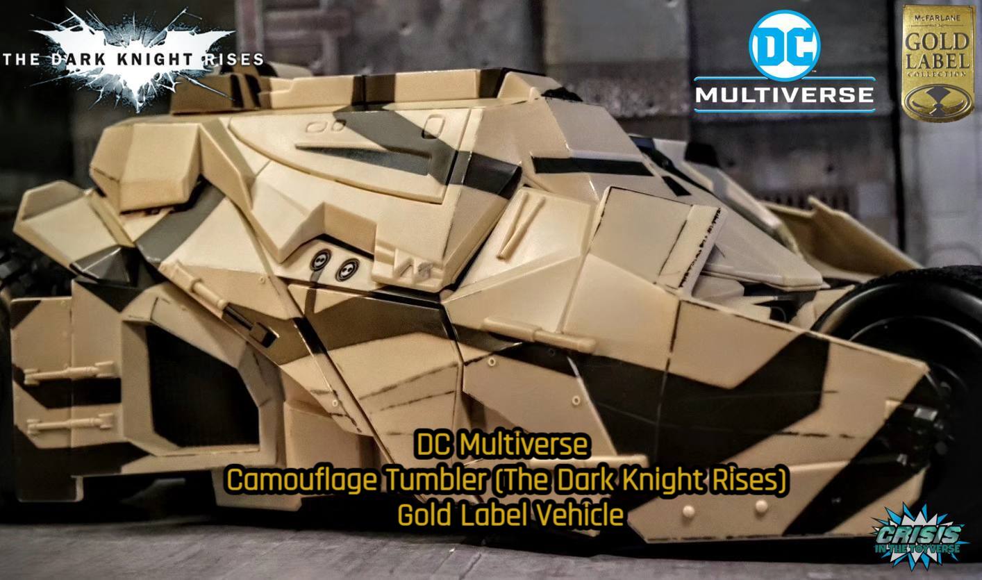 McFarlane Toys Amazon Exclusive DC Multiverse Gold Label Camouflage Tumbler (The Dark Knight Rises) Vehicle Review