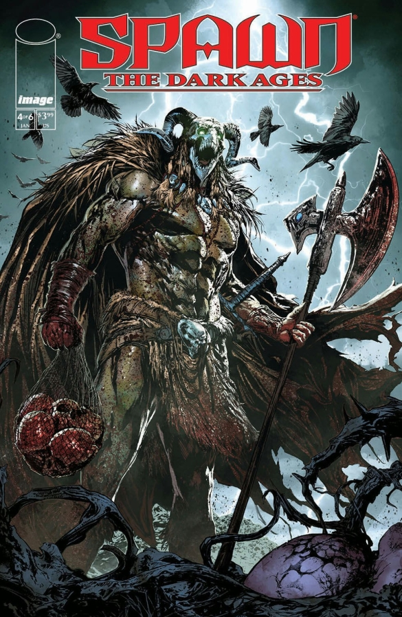 The Dark Ages #4 cover art by Liam Sharp