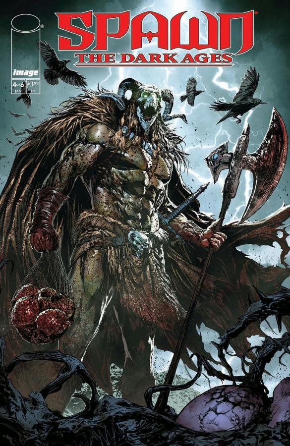 The Dark Ages #4 cover art by Liam Sharp