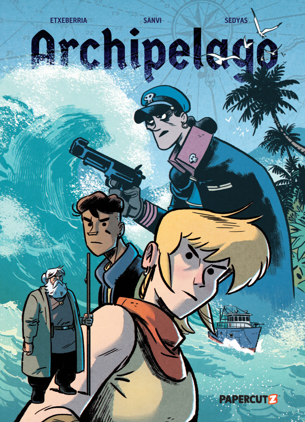 Archipelago Vol. 1 graphic novel cover from Papercutz and Mad Cave Studios