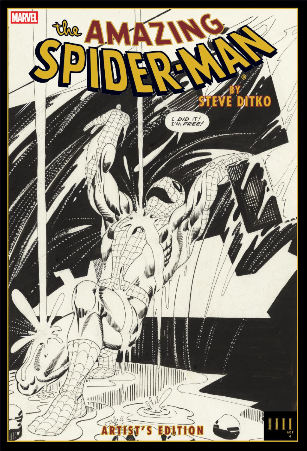 The Amazing Spider-Man by Steve Ditko Artist’s Edition first look from Skybound and Act 4 Publishing