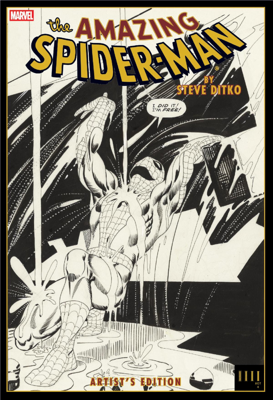 The Amazing Spider-Man by Steve Ditko Artist’s Edition first look from Skybound and Act 4 Publishing