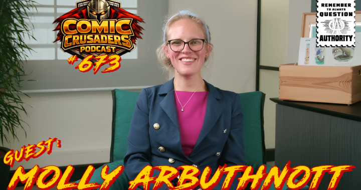 Award-winning author Molly Arbuthnott interviewed on the Comic Crusaders Podcast