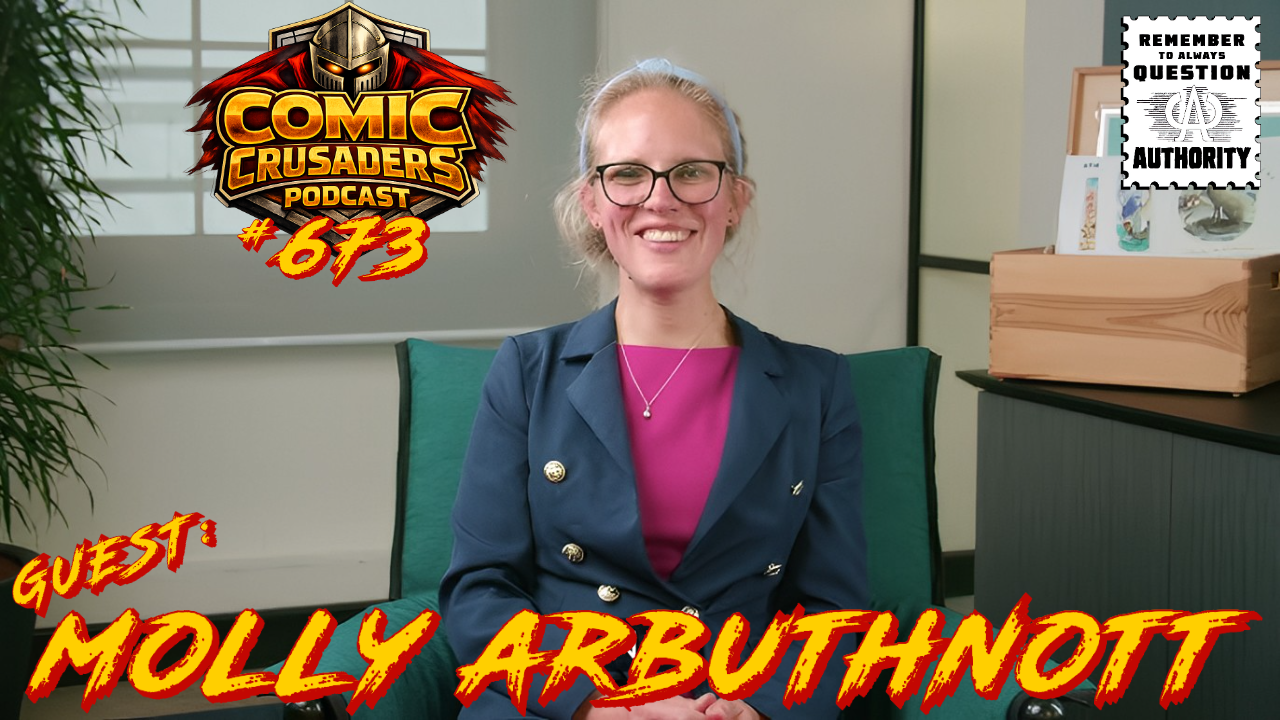 Award-winning author Molly Arbuthnott interviewed on the Comic Crusaders Podcast