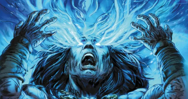 Conan the Barbarian #30 cover and interior art featuring Conan facing the Son of the Tooth