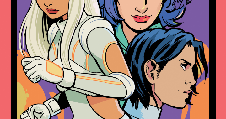 Cover art for Nano #1 from Dark Horse Comics by Natacha Bustos, featuring the new sci-fi series by Alexandra Grant and Matt Kindt