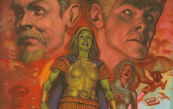 Cover art for New Adventures from the Trigan Empire, the first return of The Trigan Empire since 1982