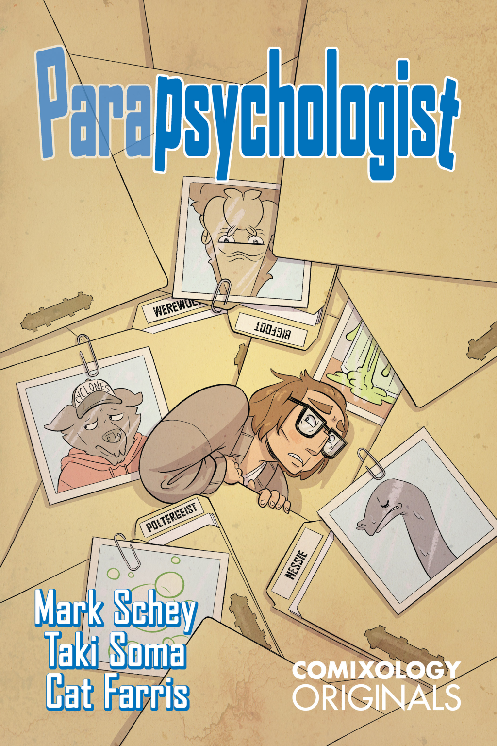 Cover art for Parapsychologist from Comixology Originals by Taki Soma, Mark Schey, and Cat Farris