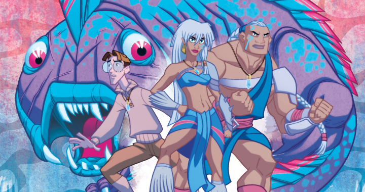 Queen Kida in Disney Atlantis The Lost Empire Curse of Kurok graphic novel from Papercutz