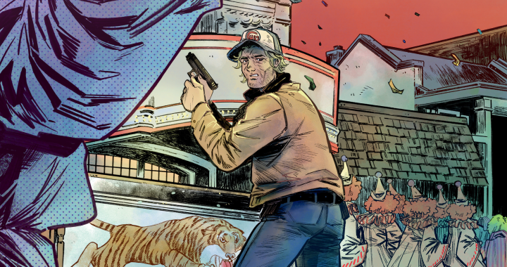 Cover art for Witness Point #1 by Nathan Fillion, Heath Corson, and Soo Lee from Dark Horse Comics