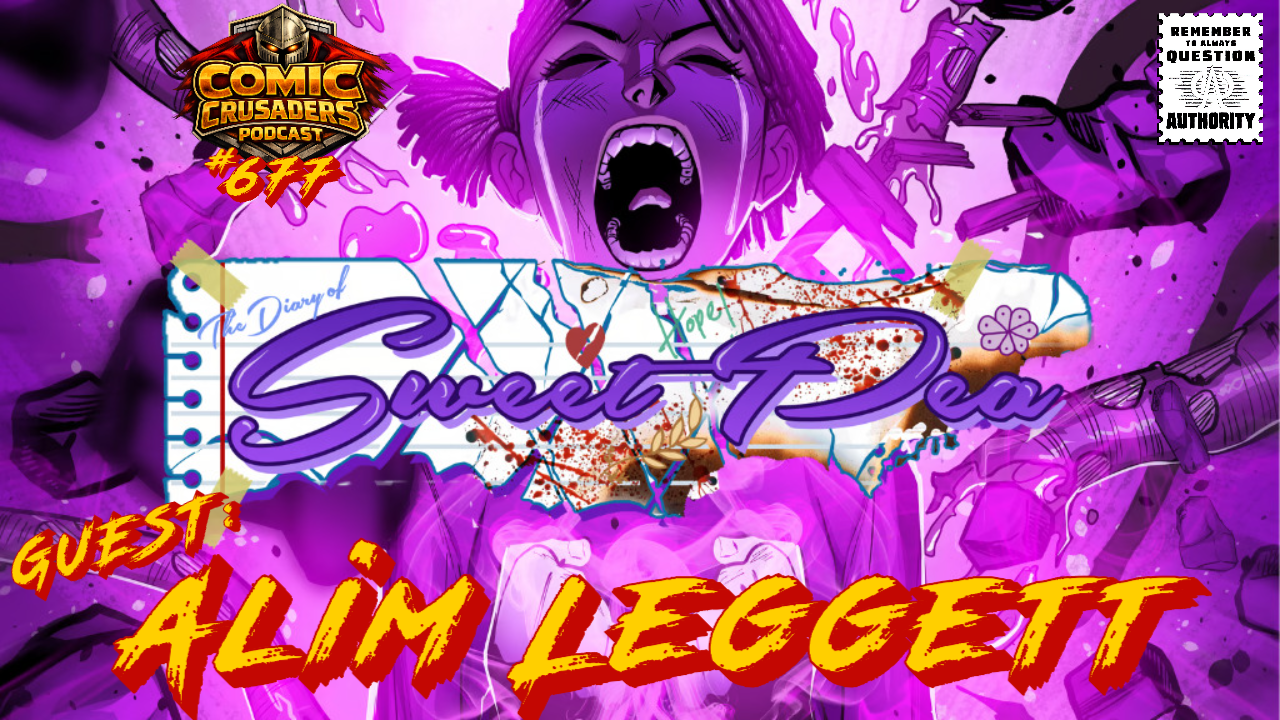 Alim Leggett discusses The Diary of Sweet Pea #3 Kickstarter on the Comic Crusaders Podcast with Al Mega