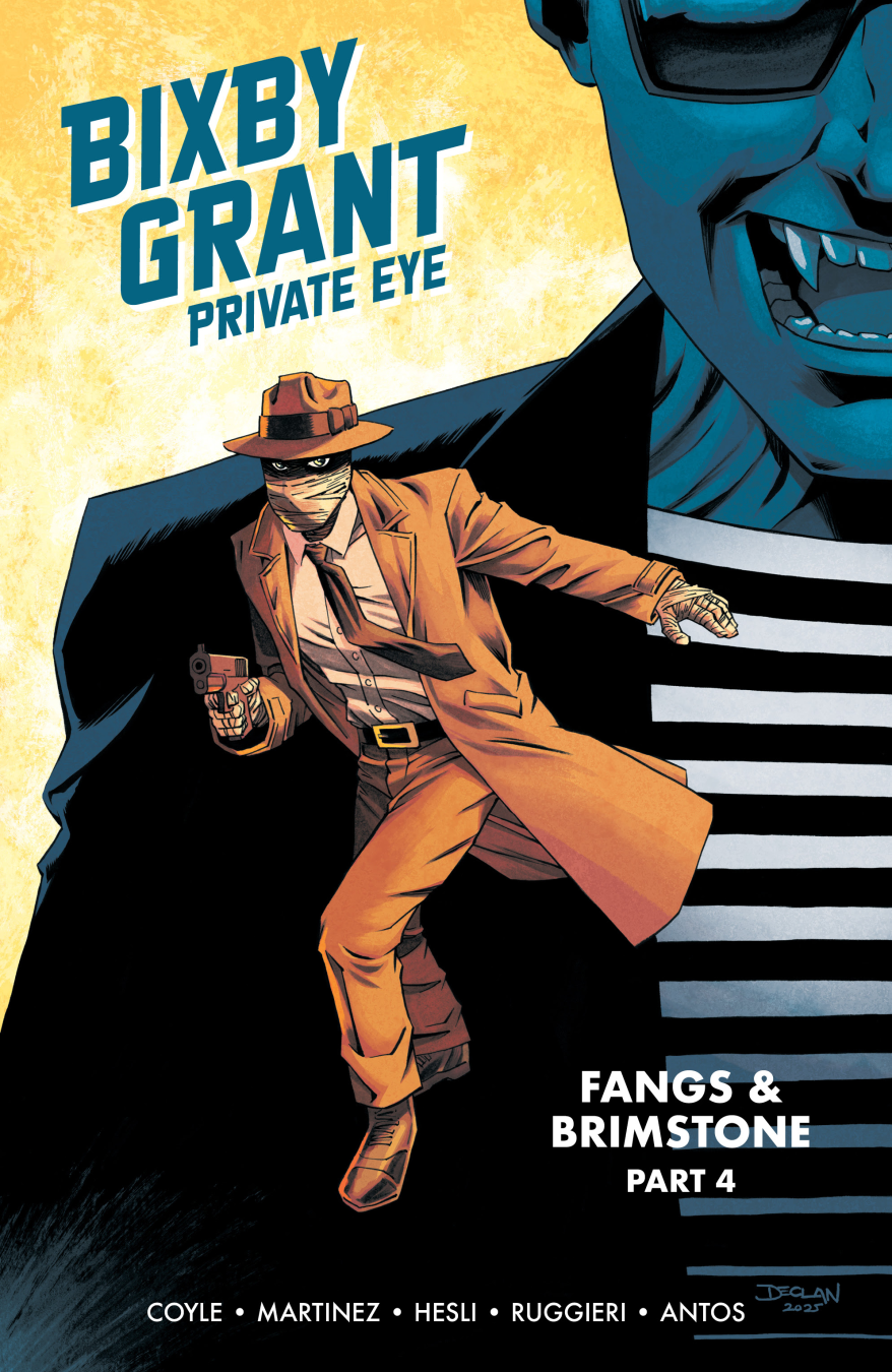 Cover art for Bixby Grant Fangs & Brimstone #4 Kickstarter supernatural noir comic