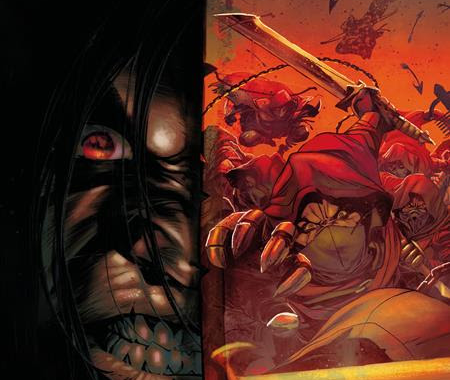 Cover art for DIABLO: DAWN OF HATRED #1 (OF 4) featuring Akarat in Sanctuary