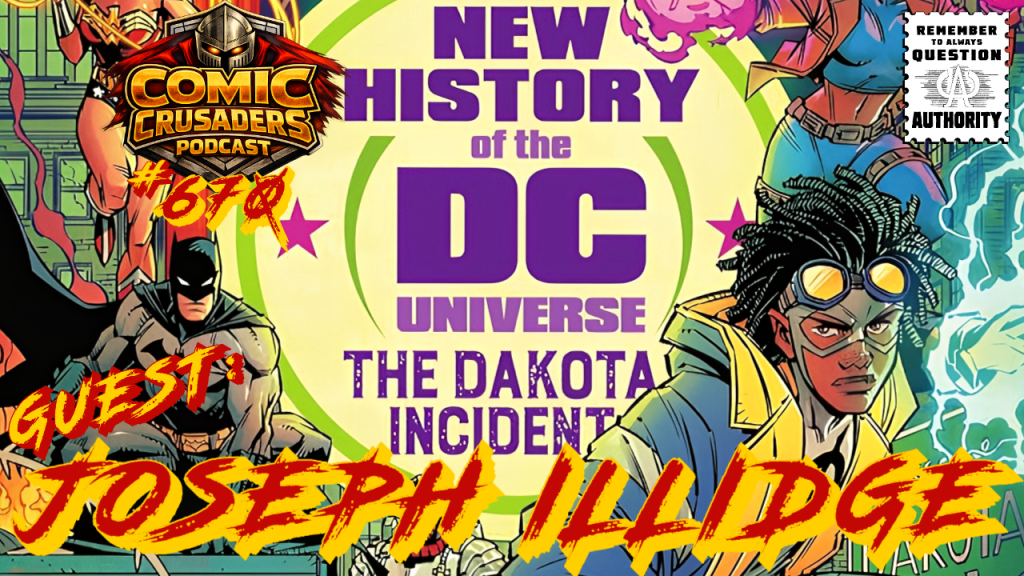 Joe Illidge interview on Comic Crusaders Podcast discussing The Dakota Incident #1 and Milestone Comics legacy