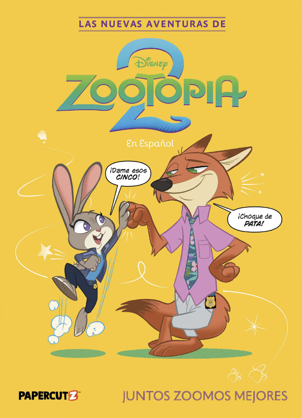 Disney Zootopia 2 Better Zoogether graphic novel cover featuring Judy Hopps and Nick Wilde