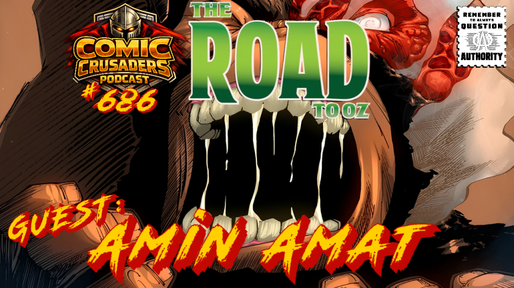 Al Mega interviews Amin Amat about The Road to Oz Chapter Three and Puerto Rico Comic Con on the Comic Crusaders Podcast