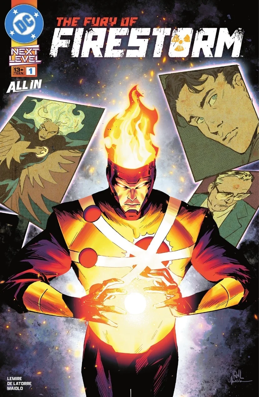 The Fury of Firestorm #1 cover art featuring Ronnie Raymond in a dark DC Comics horror-inspired reinvention