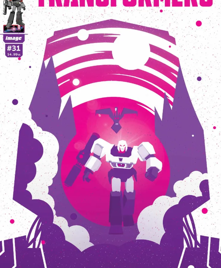 Megatron in Transformers #31 as the Energon Universe explores his fractured mind and the Matrix of Oppression
