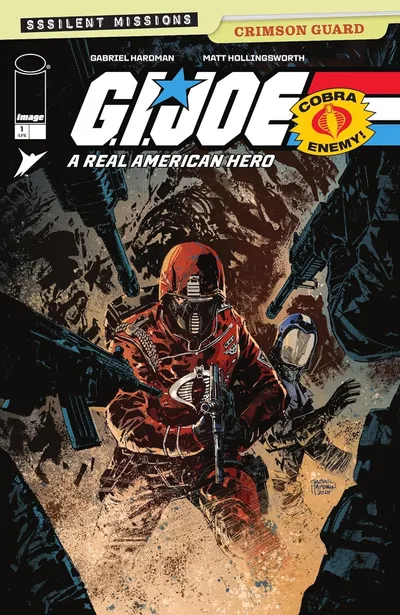 Cover art for G.I. Joe A Real American Hero Sssilent Missions Crimson Guard 1 from Skybound and Image Comics