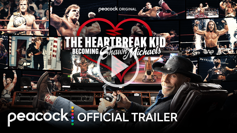 Shawn Michaels documentary The Heartbreak Kid Becoming Shawn Michaels premieres on Peacock April 13