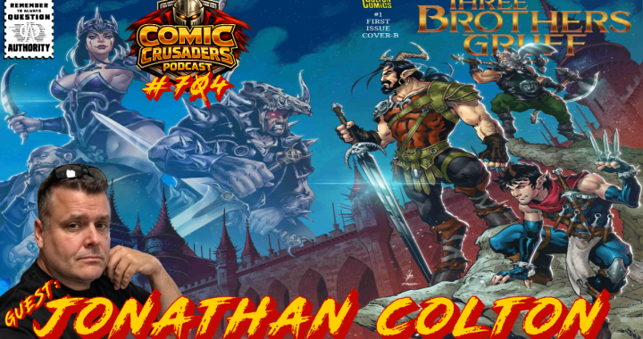 Jonathan Colton discusses Three Brothers Gruff Troll-Hunters for Hire on the Comic Crusaders Podcast