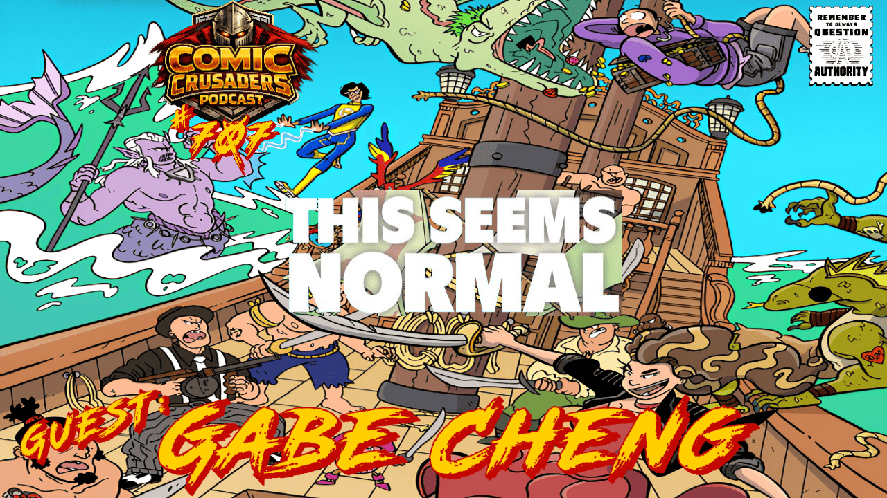 Gabe Cheng returns to the Comic Crusaders Podcast to discuss THIS SEEMS NORMAL #2 on Kickstarter with Al Mega.