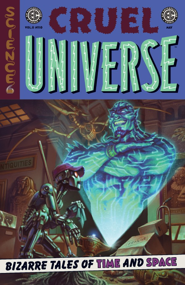 EC Cruel Universe Vol. 2 #10 cover from Oni Press and EC Comics featuring bizarre tales of time, space, entropy, and oblivion