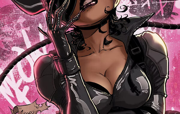 Absolute Catwoman #1 cover featuring Selina Kyle in her high-tech Catwoman suit from DC Comics.