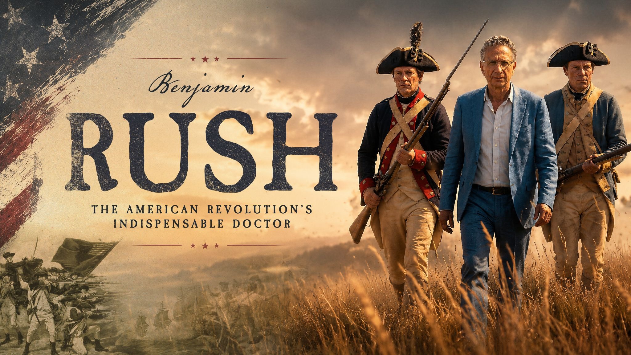 Benjamin Rush documentary from Noble Story Co. streaming on Wonder Project for America250 programming
