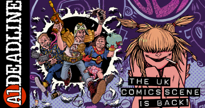 A1 Deadline Special cover featuring bold counterculture comic art and punk magazine energy.