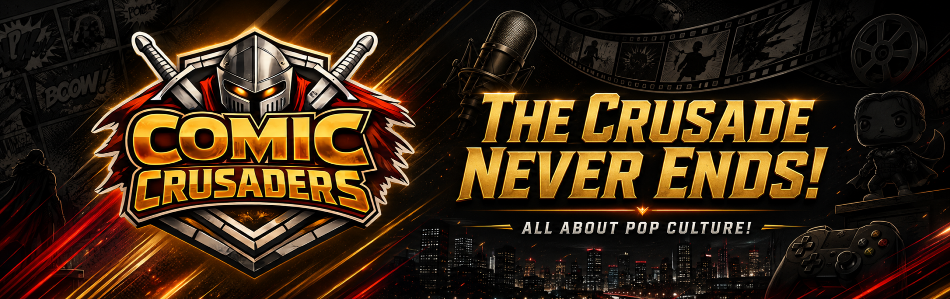 Comic Crusaders official banner