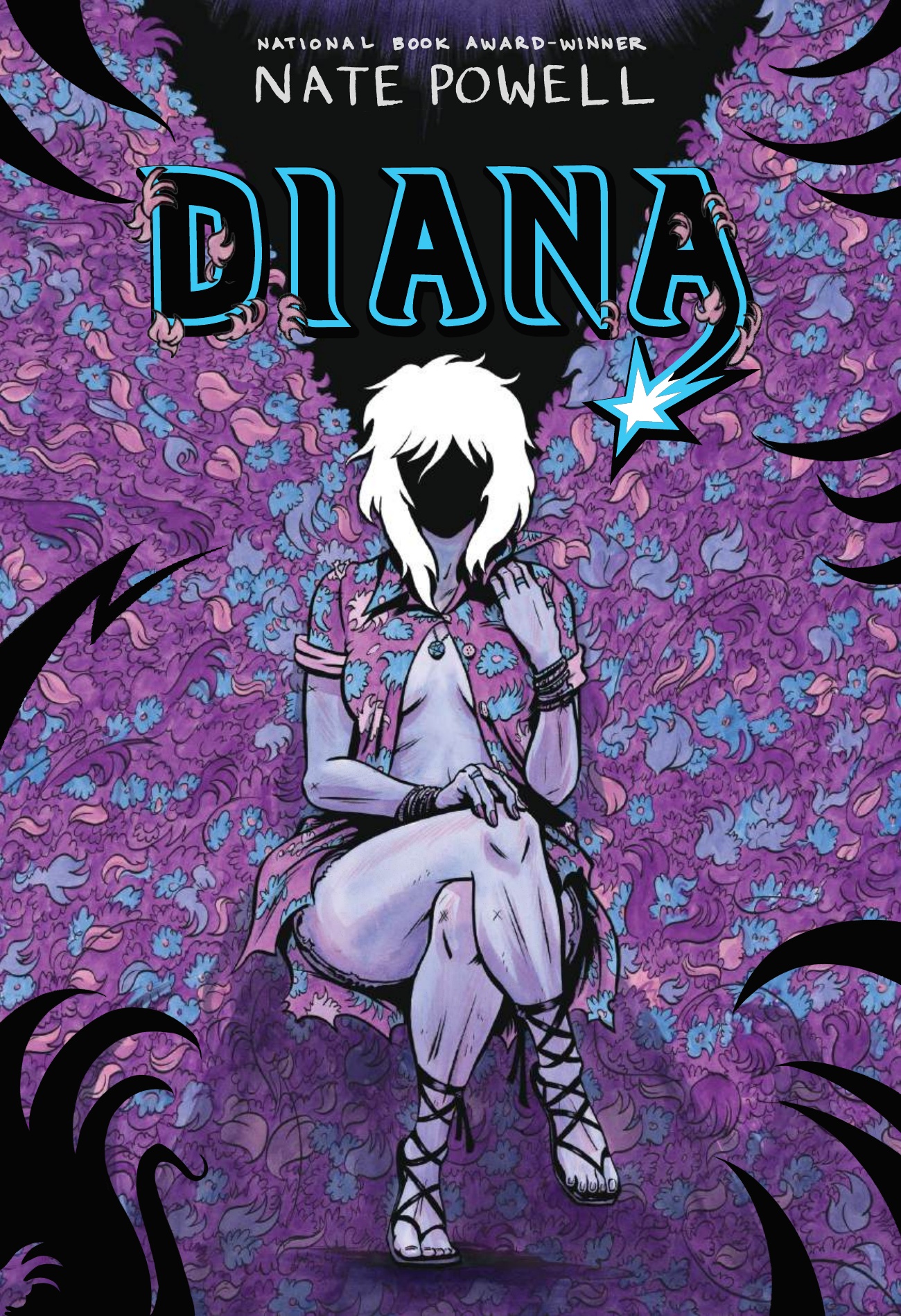 Cover of Diana, the punk and magical-realism graphic novel written and illustrated by Nate Powell.