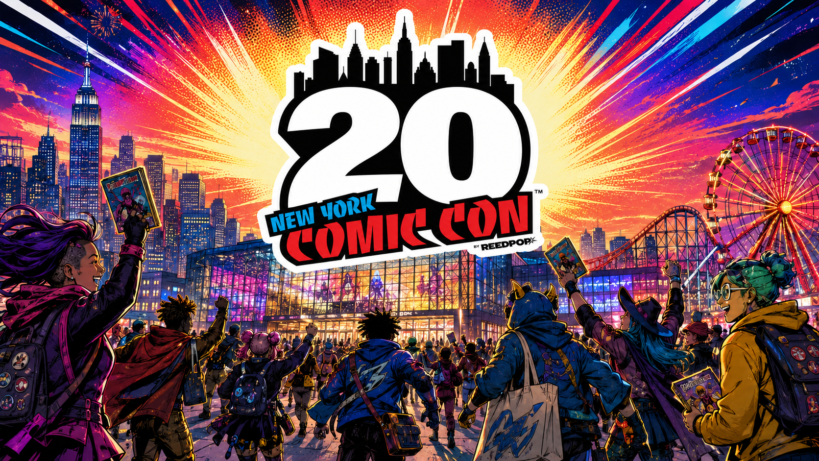 New York Comic Con 2026 professional programming lineup at the Javits Center