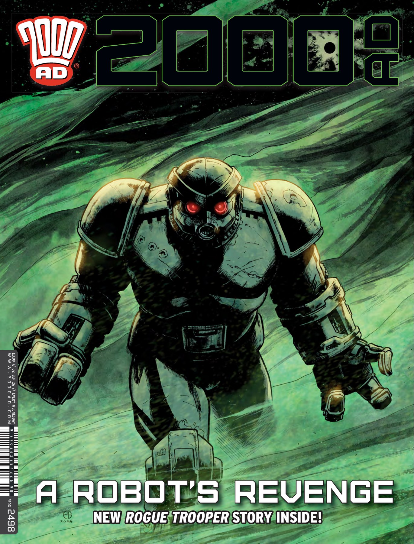 2000 AD Prog 2498 cover