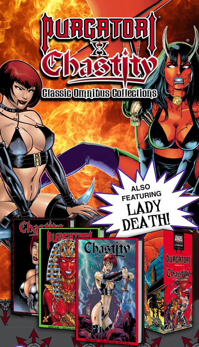 PURGATORI & CHASTITY RETURN IN MASSIVE CHAOS! COMICS OMNIBUS EDITIONS