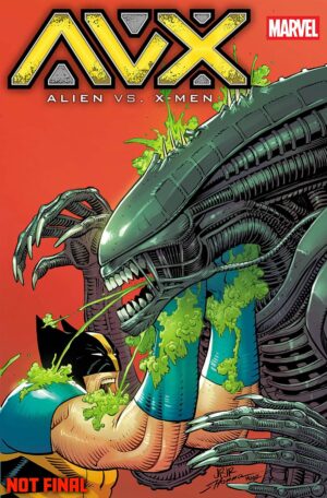 Alien vs X-Men #1 John Romita Jr Foil Cover