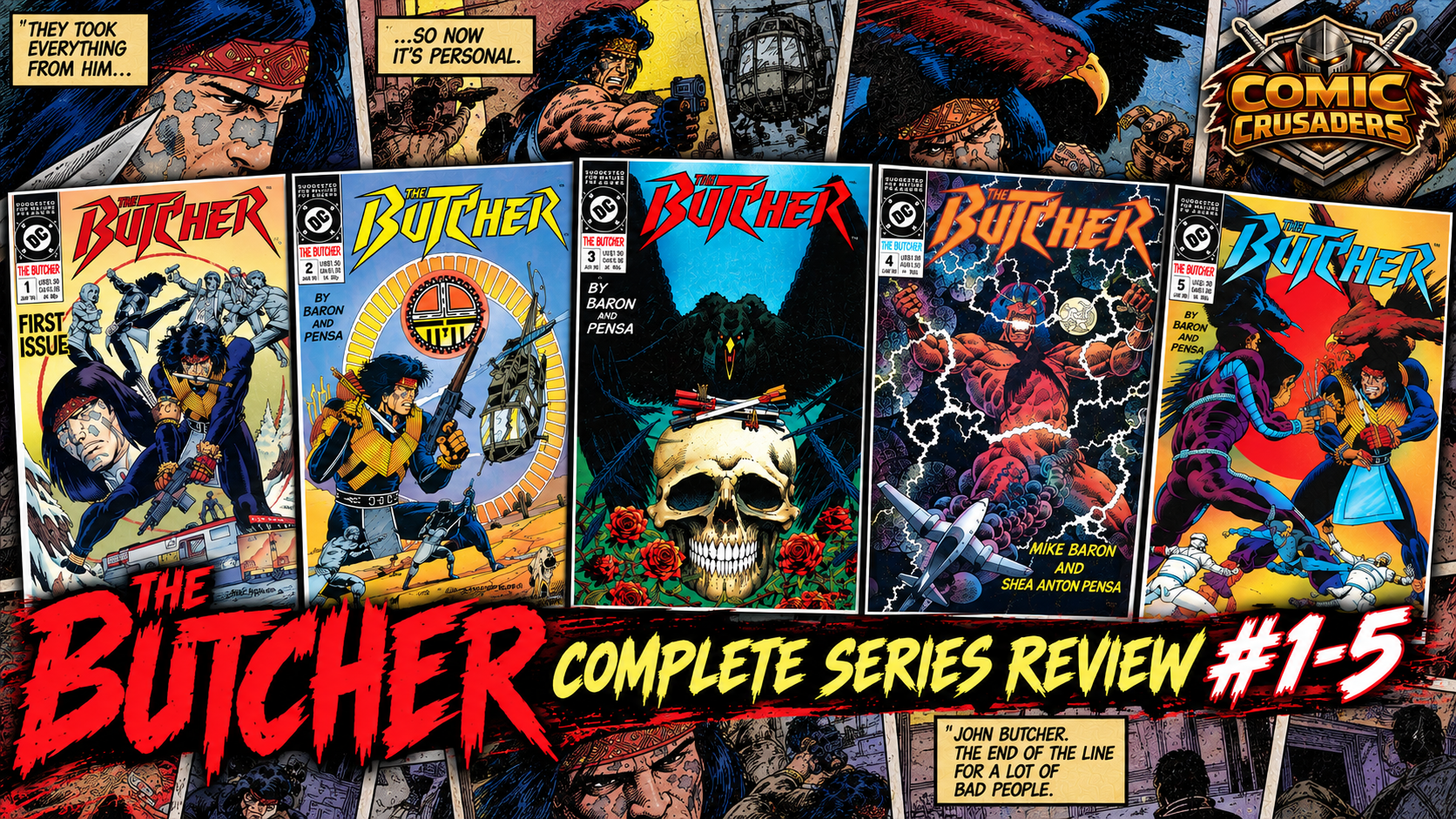 The Butcher #1-5 comic artwork