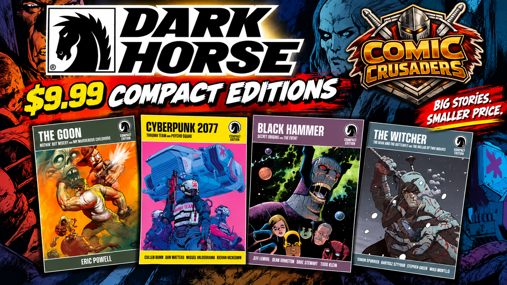 Dark Horse Compact Editions announcement