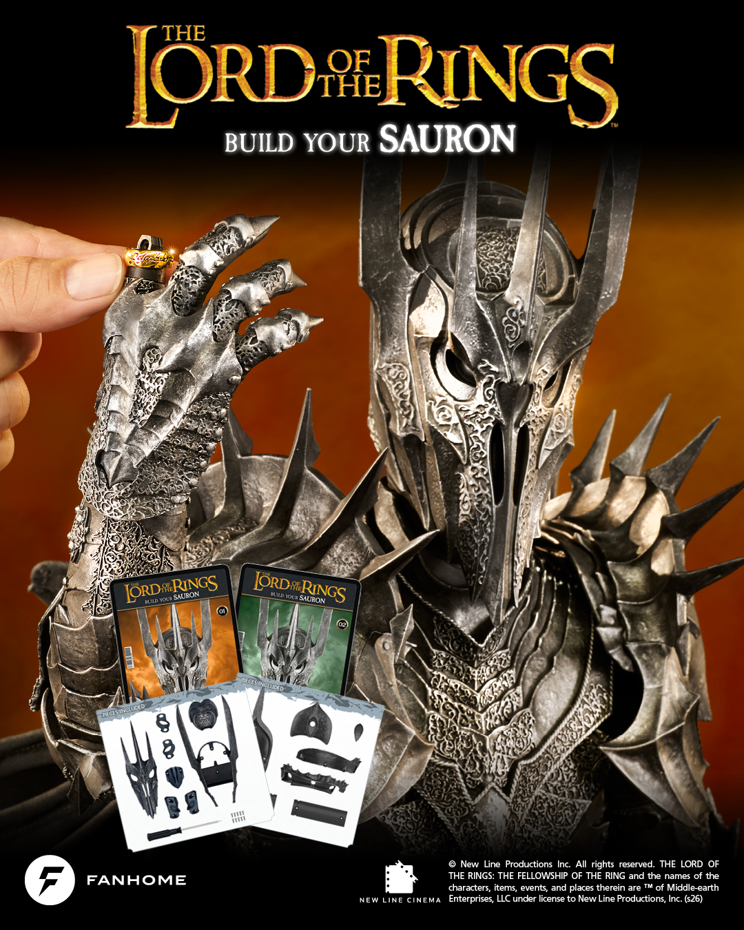 Fanhome Sauron build-up model